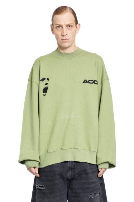 AN OTHER DATE Mock Neck Logo Sweatshirt