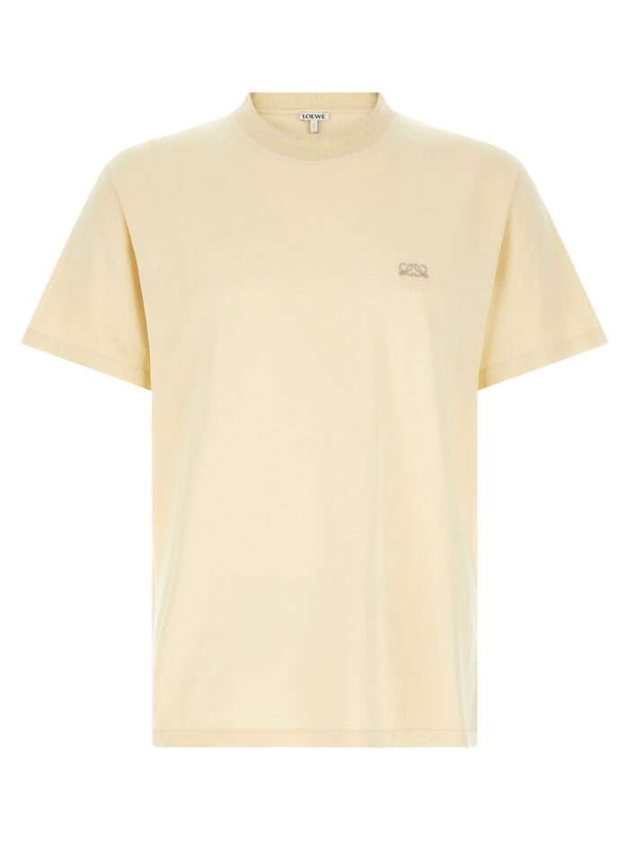 loewe 'anagram' logo embroidery t shirt LOEWE 'Anagram' Logo Embroidery T-shirt