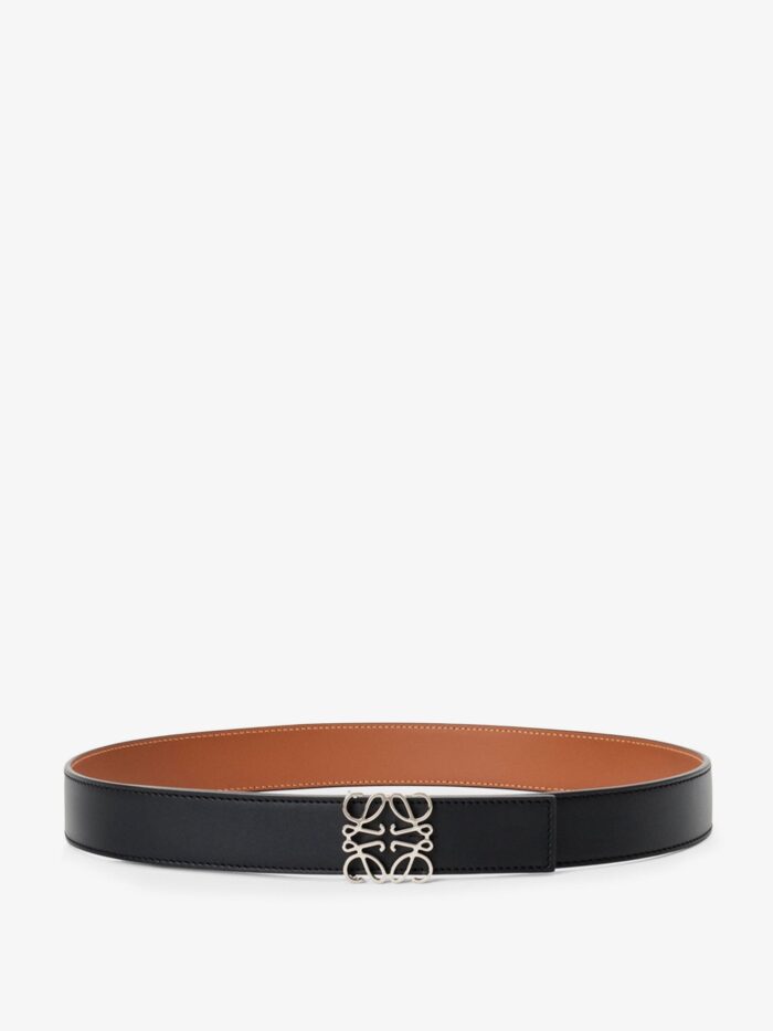 LOEWE Anagram Reversible Leather Belt