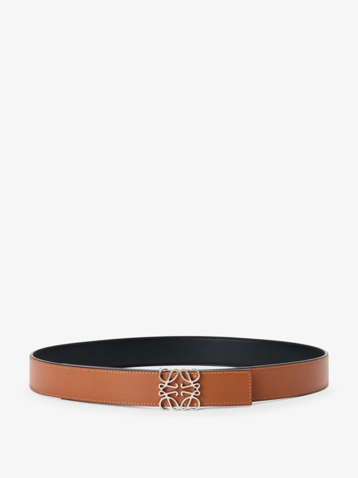 LOEWE Anagram Reversible Leather Belt