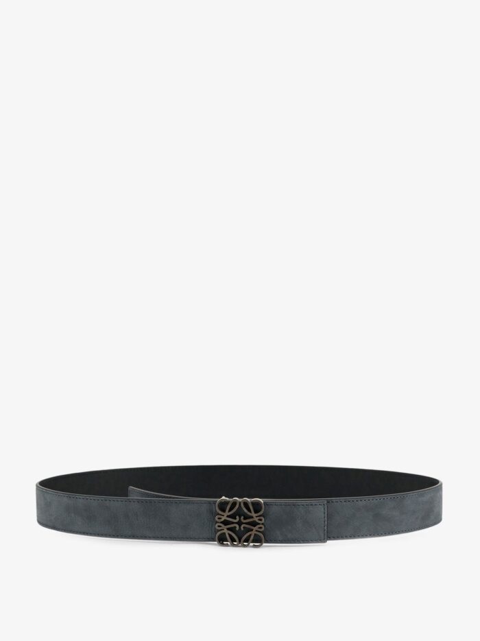 loewe anagram suede belt LOEWE Anagram Suede Belt