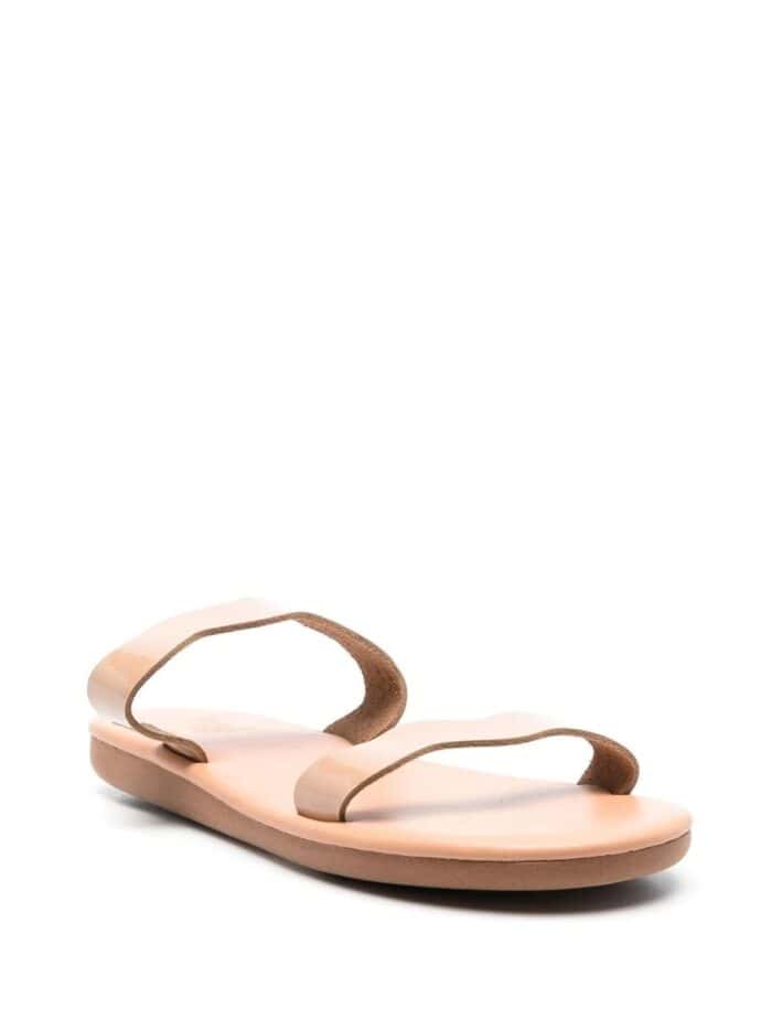 ANCIENT GREEK SANDAL Kastos Ff Patent Nude Sandals