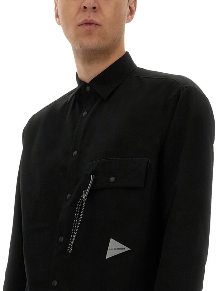 AND WANDER TECHNICAL FABRIC SHIRT