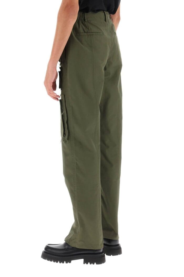 Andersson Bell Cargo Pants With Raw-cut Details