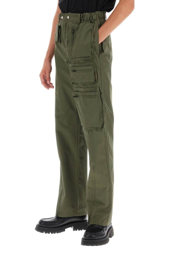 Andersson Bell Cargo Pants With Raw-cut Details