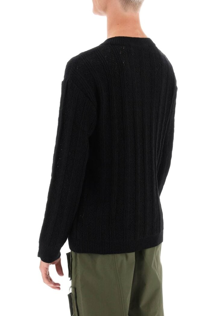 Andersson Bell Dragon Pointelle Knit Sweater