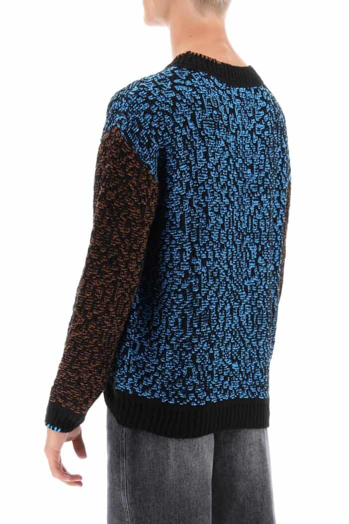 Andersson Bell Multicolored Net Cotton Blend Sweater