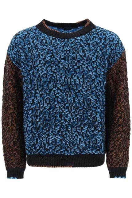 Andersson Bell Multicolored Net Cotton Blend Sweater