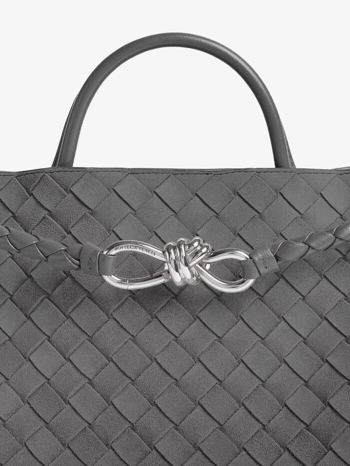 Bottega Veneta Andiamo Medium Suede Handbag