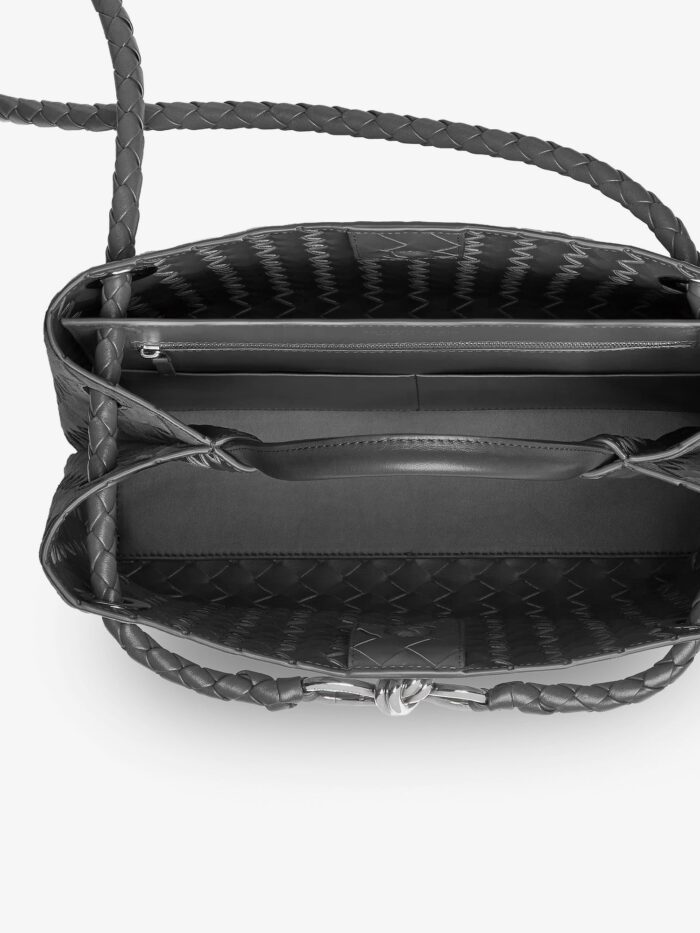 Bottega Veneta Andiamo Medium Suede Handbag