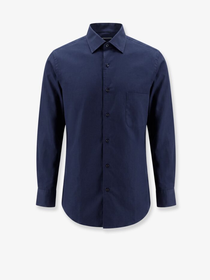 loro piana andrè cotton shirt LORO PIANA Andrè Cotton Shirt