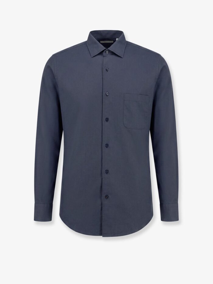 loro piana andrè cotton shirt LORO PIANA Andrè Cotton Shirt
