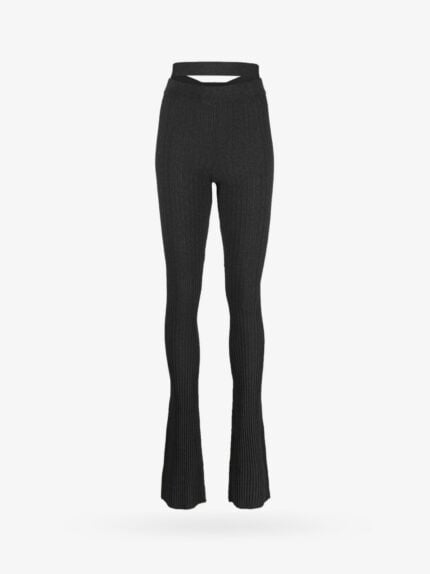 ANDREA ADAMO Ribbed Knit Trouser