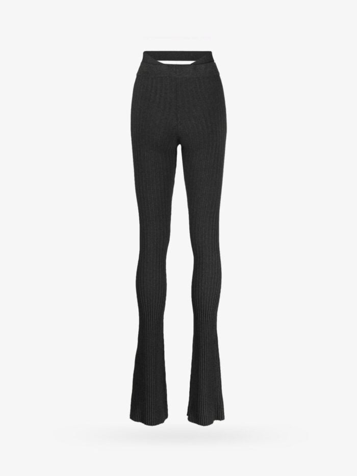 ANDREA ADAMO Ribbed Knit Trouser