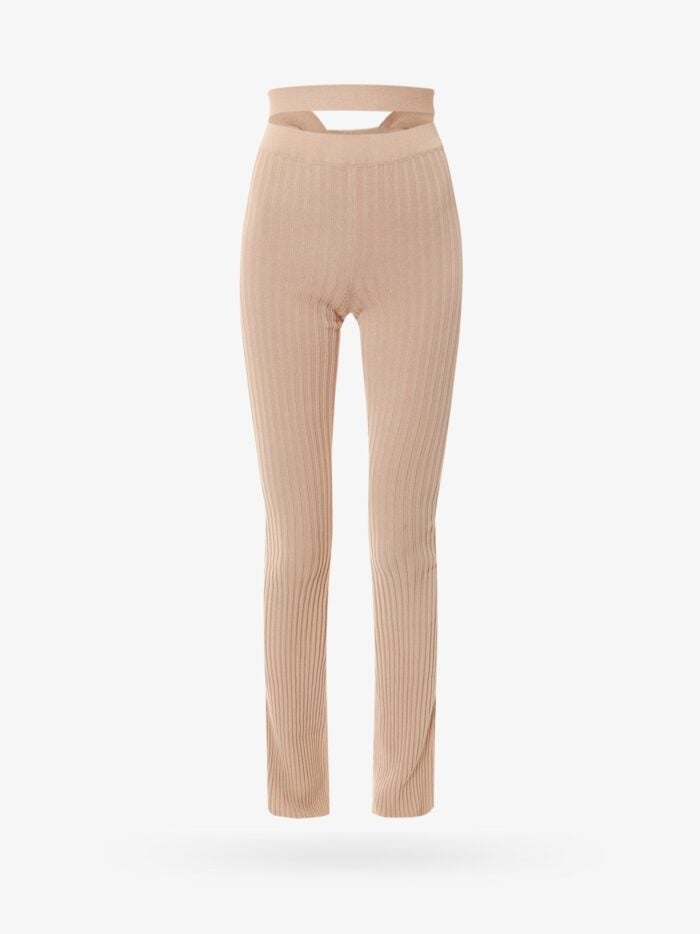ANDREA ADAMO Ribbed Knit Trouser