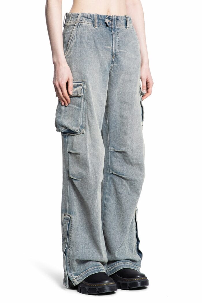 ANDREA YA AQOV Denim Cargo Pants