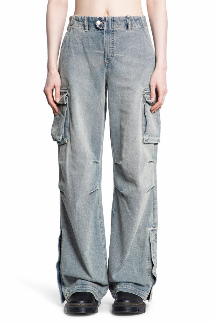 ANDREA YA AQOV Denim Cargo Pants