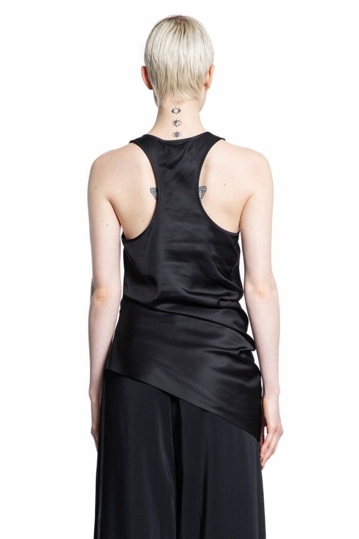 ANDREA YA AQOV Draped Viscose Tank Top