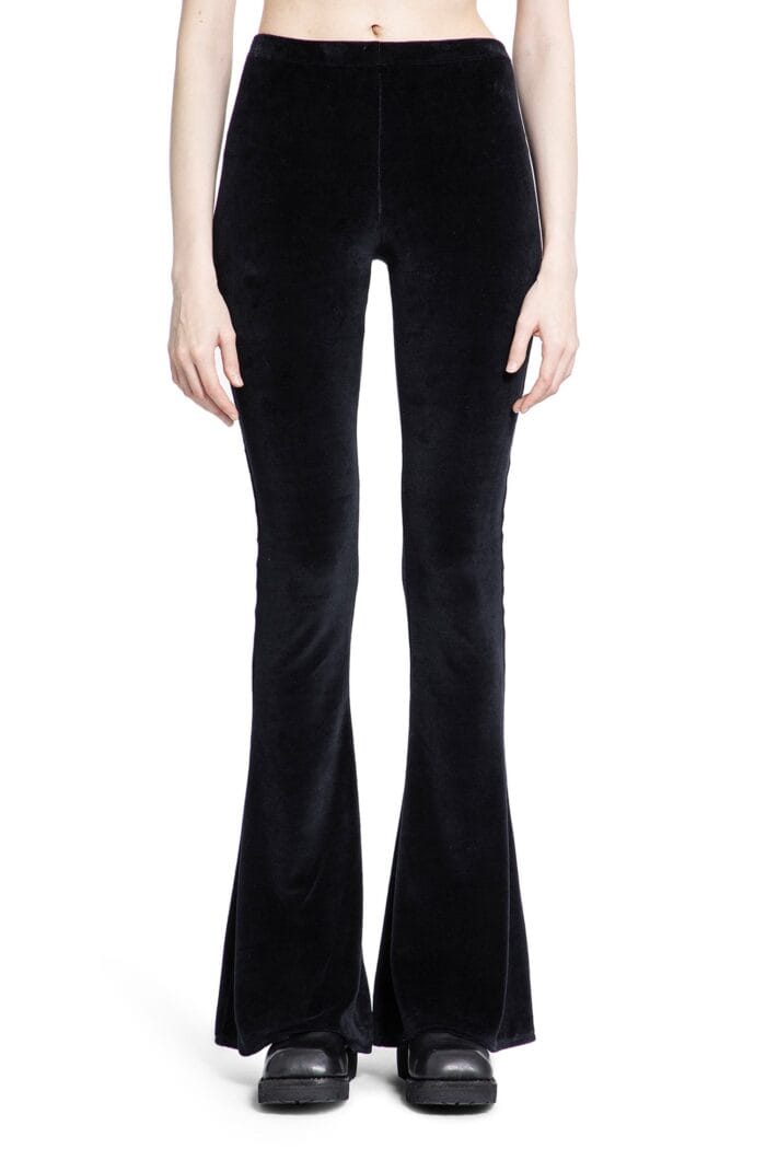 ANDREA YA AQOV Velvet Flared Pants