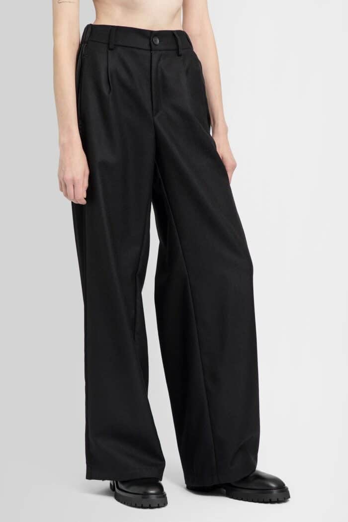 ANDREA YA AQOV Wide Leg Wool Trousers