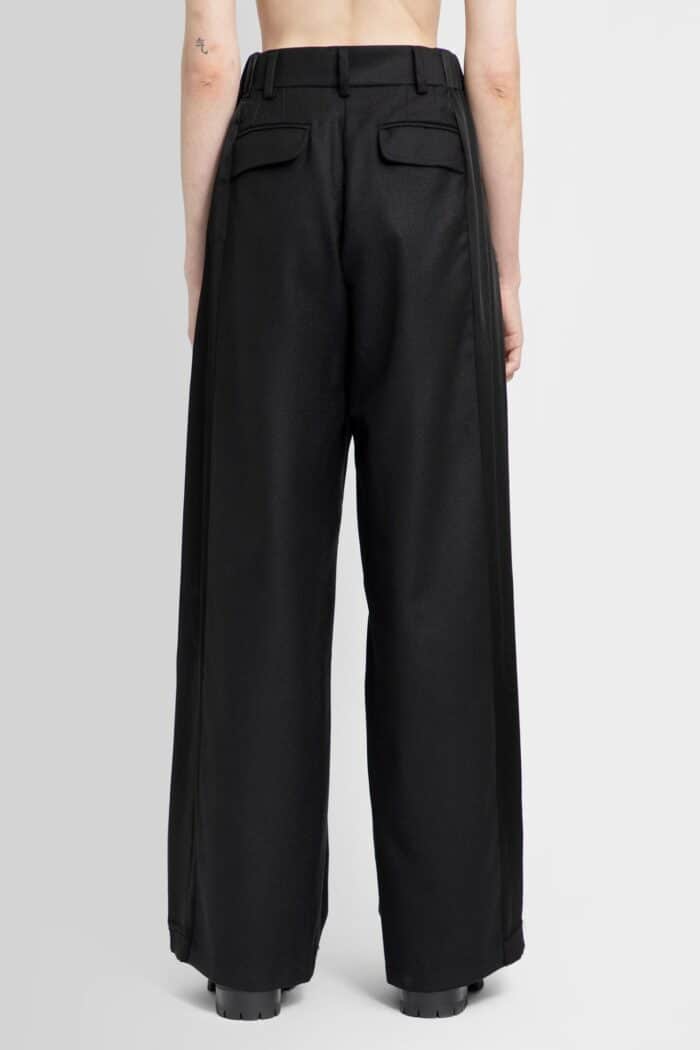 ANDREA YA AQOV Wide Leg Wool Trousers