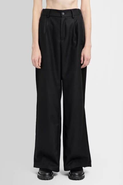 ANDREA YA AQOV Wide Leg Wool Trousers