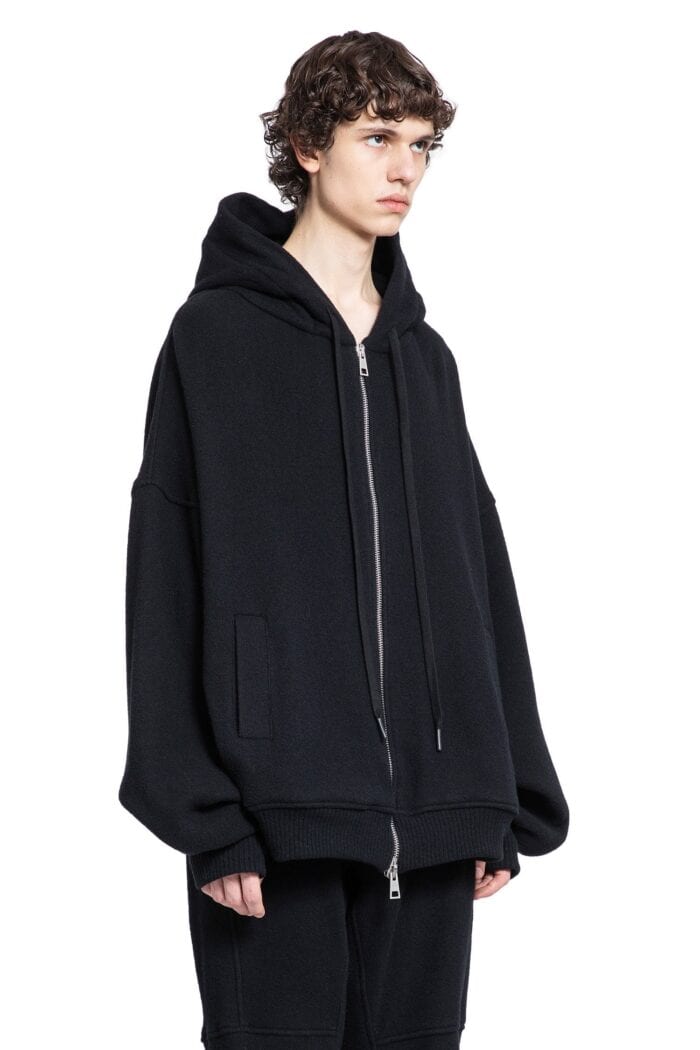 ANDREA YA AQOV Wool Oversized Hoodie