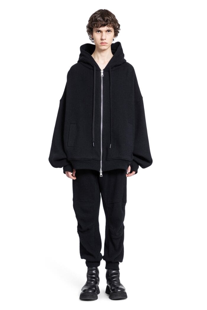 ANDREA YA AQOV Wool Oversized Hoodie