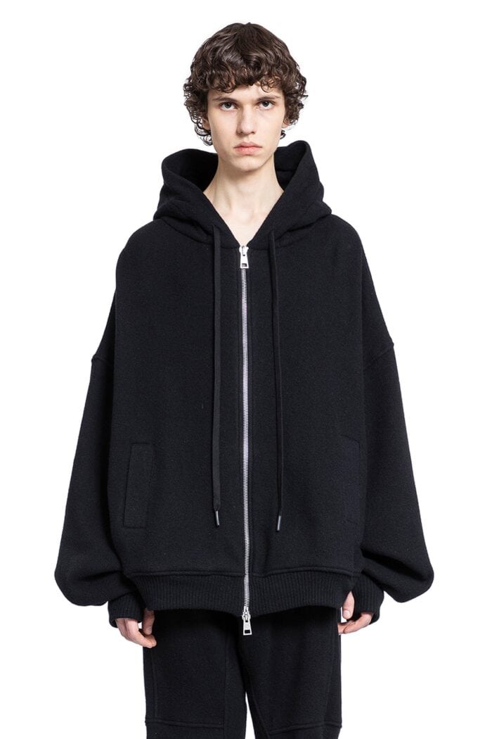 ANDREA YA AQOV Wool Oversized Hoodie