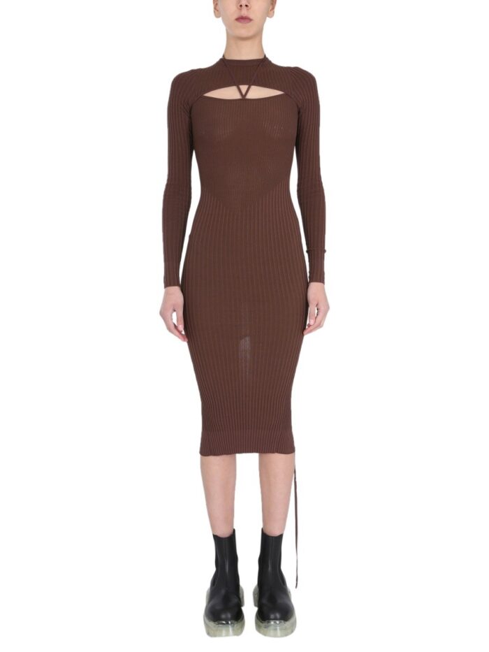 ANDREADAMO DRESS WITH CUT OUT DETAIL