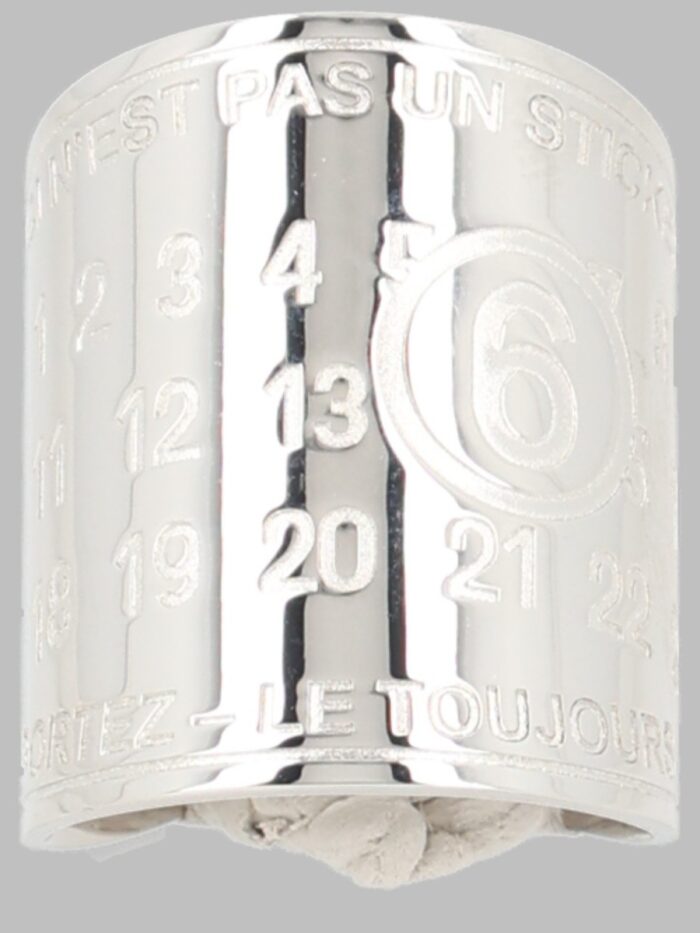 mm6 maison margiela anello con logo MM6 MAISON MARGIELA ANELLO CON LOGO