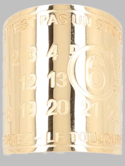 MM6 MAISON MARGIELA ANELLO CON LOGO