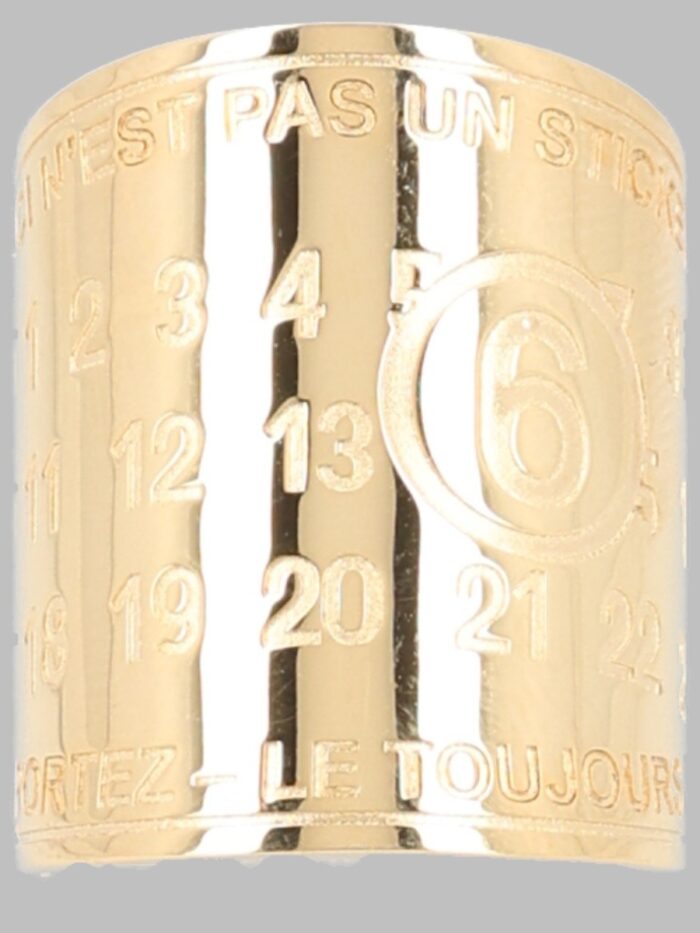 mm6 maison margiela anello con logo MM6 MAISON MARGIELA ANELLO CON LOGO