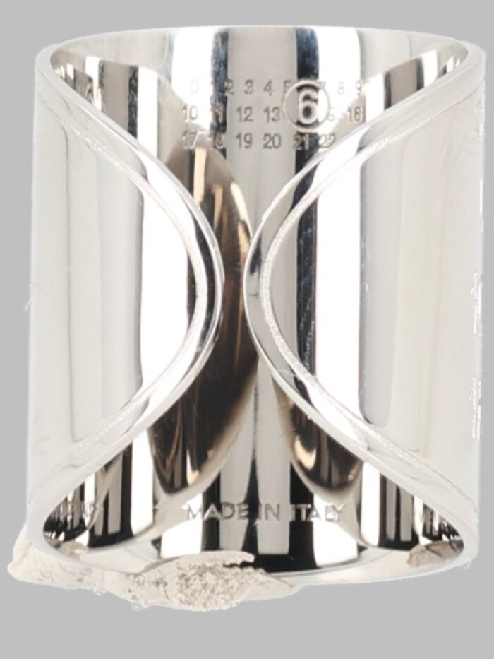 MM6 MAISON MARGIELA ANELLO CON LOGO