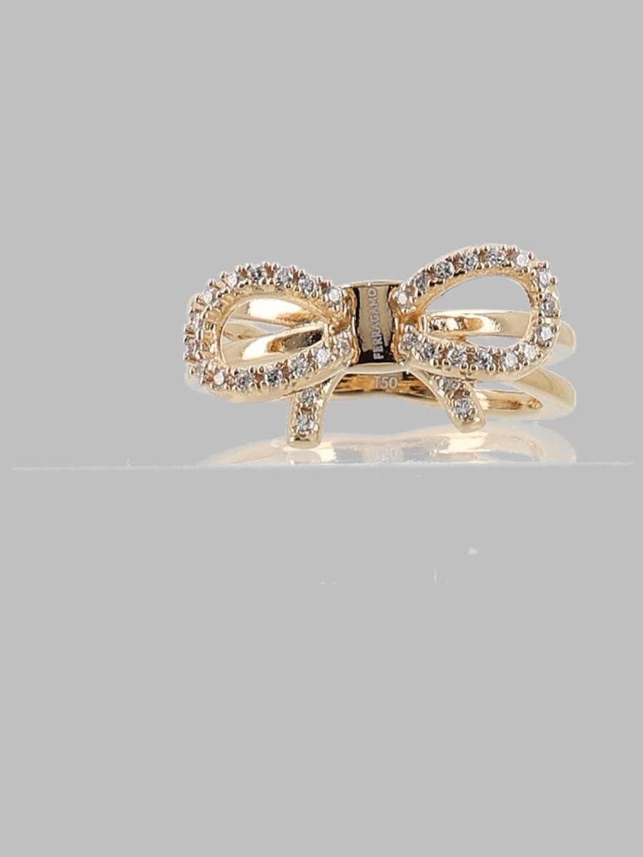 Ferragamo Anello "Vara" Taglia 50 Mm