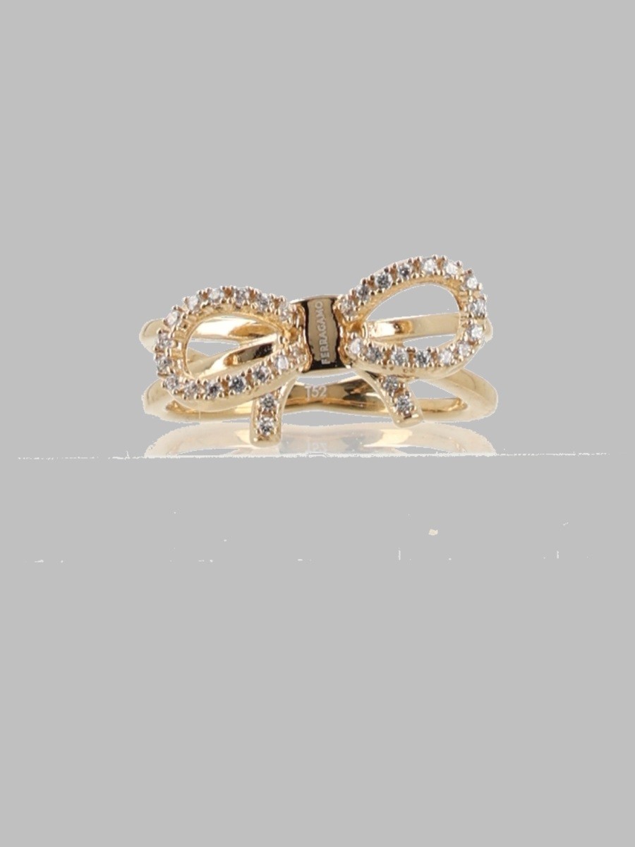 Ferragamo Anello "Vara" Taglia 52 Mm