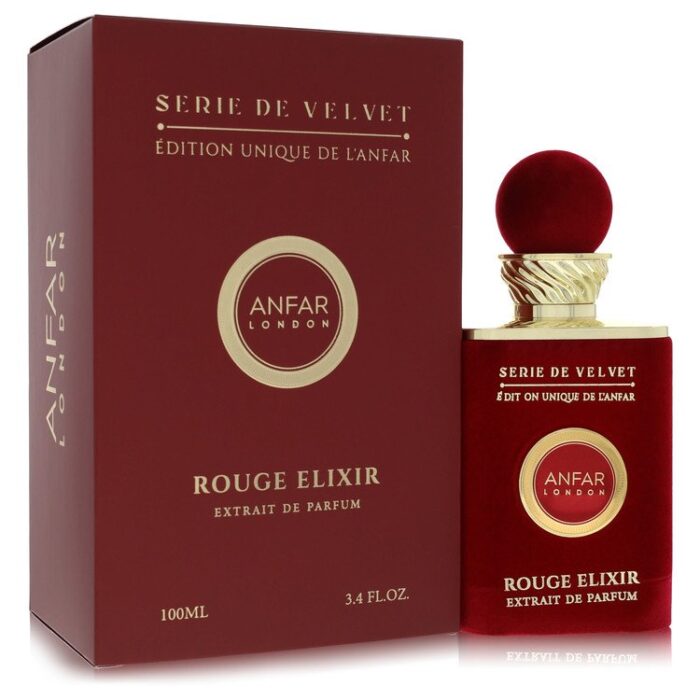 anfar london serie de velvet rouge elixir by anfar extrait de parfum spray 3.3 oz Anfar London Serie De Velvet Rouge Elixir By Anfar - Extrait De Parfum Spray 3.3 Oz - Image 1