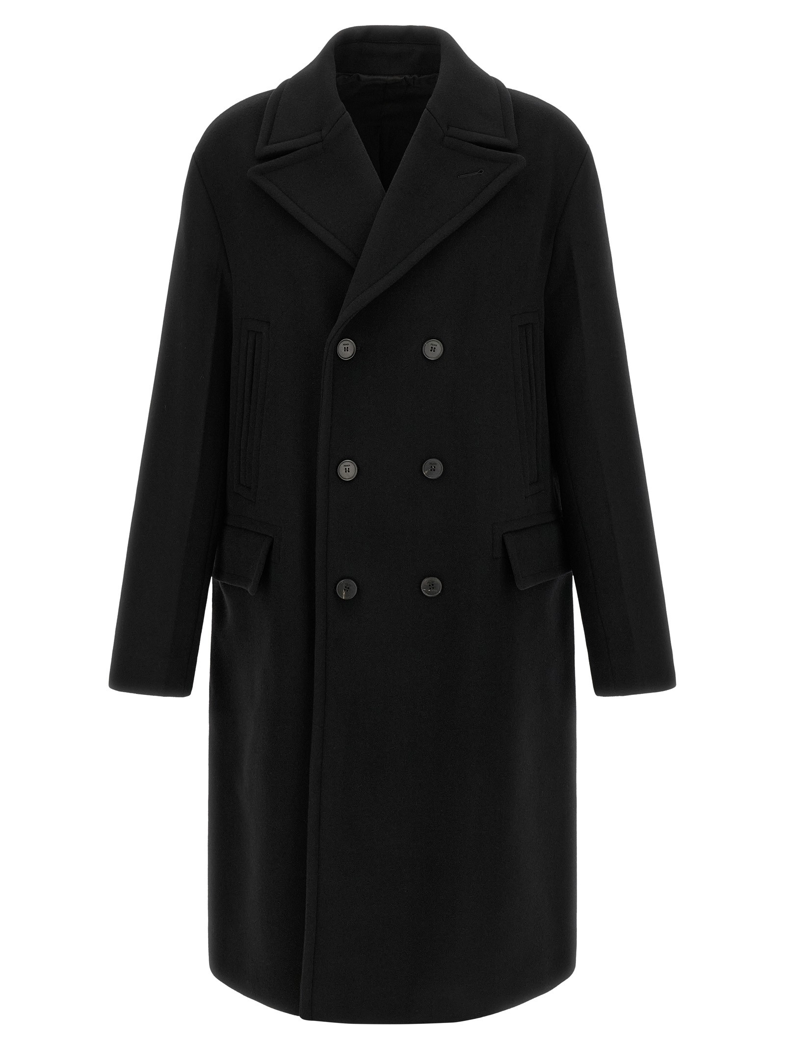 Fendi Angora And Wool Coat