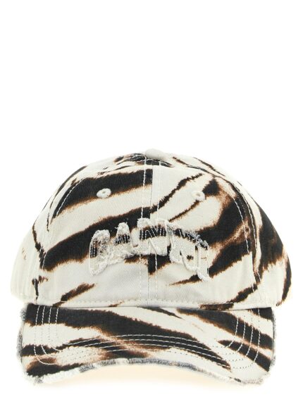 GANNI Animal Print Cap