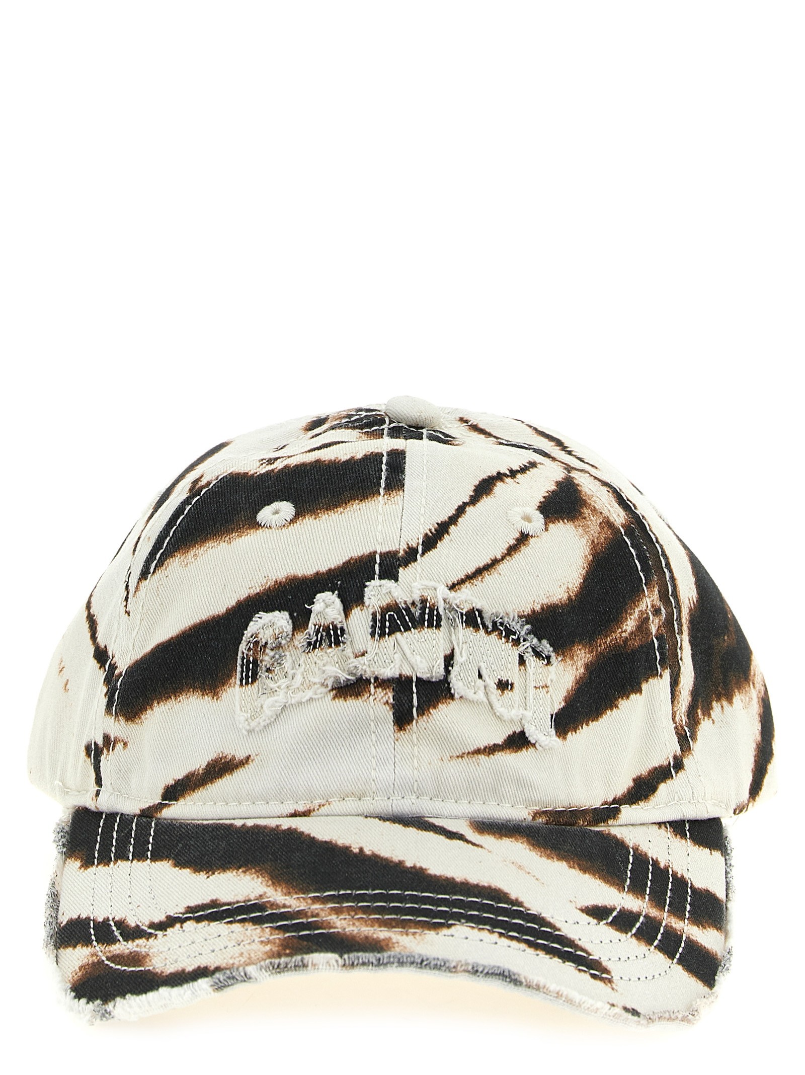 GANNI Animal Print Cap