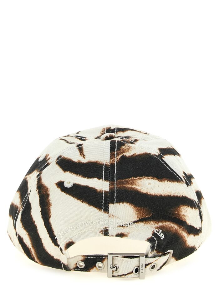GANNI Animal Print Cap