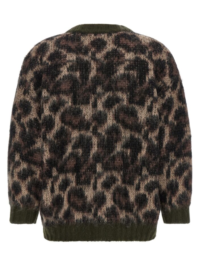 R13 Animal Print Cardigan