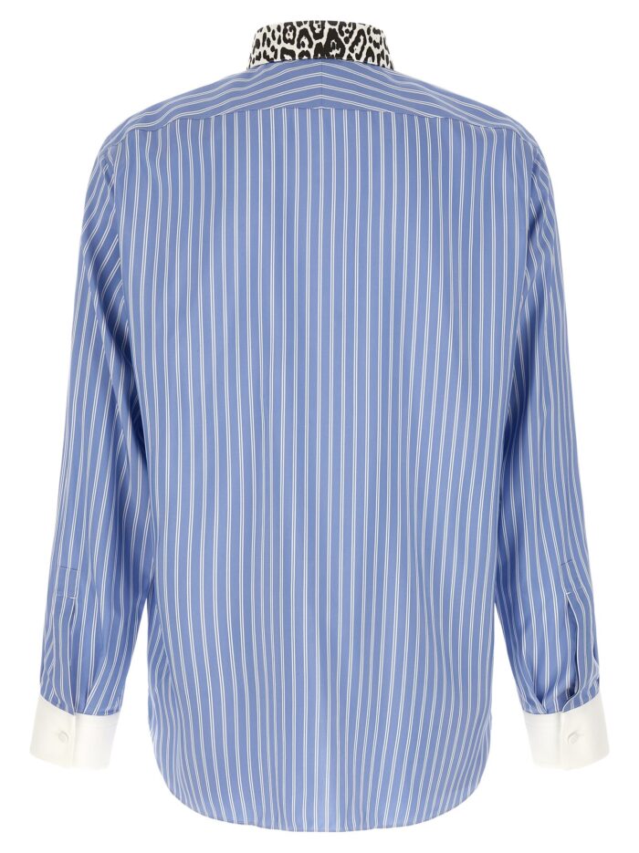 TOM FORD Animal Print Collar Shirt