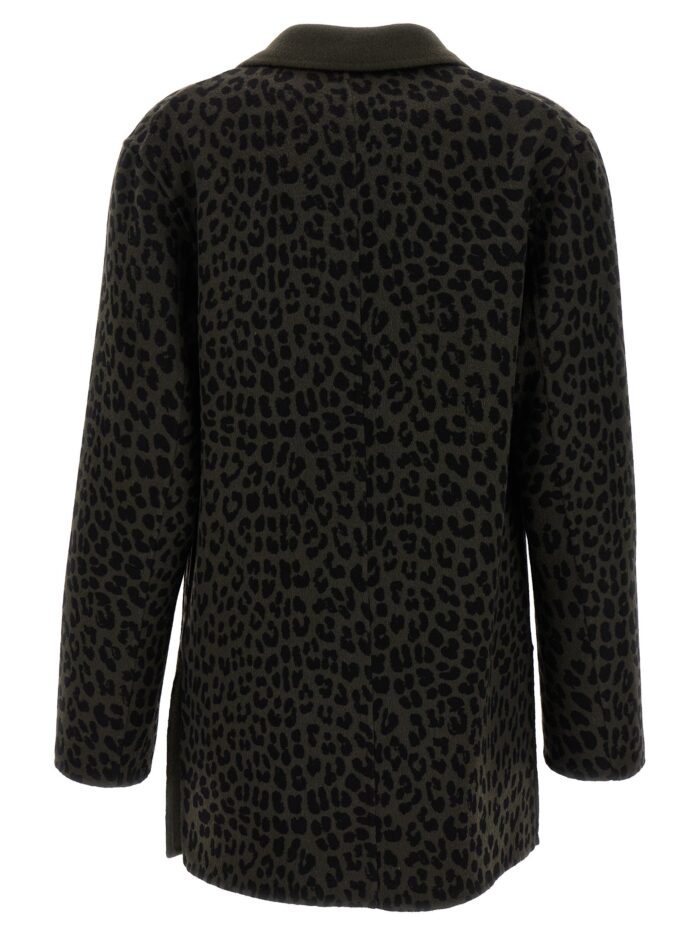 P.A.R.O.S.H. Animal Print Double-breasted Blazer