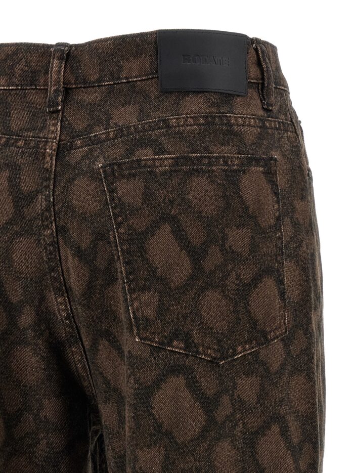 ROTATE BIRGER CHRISTENSEN Animal Print Jeans
