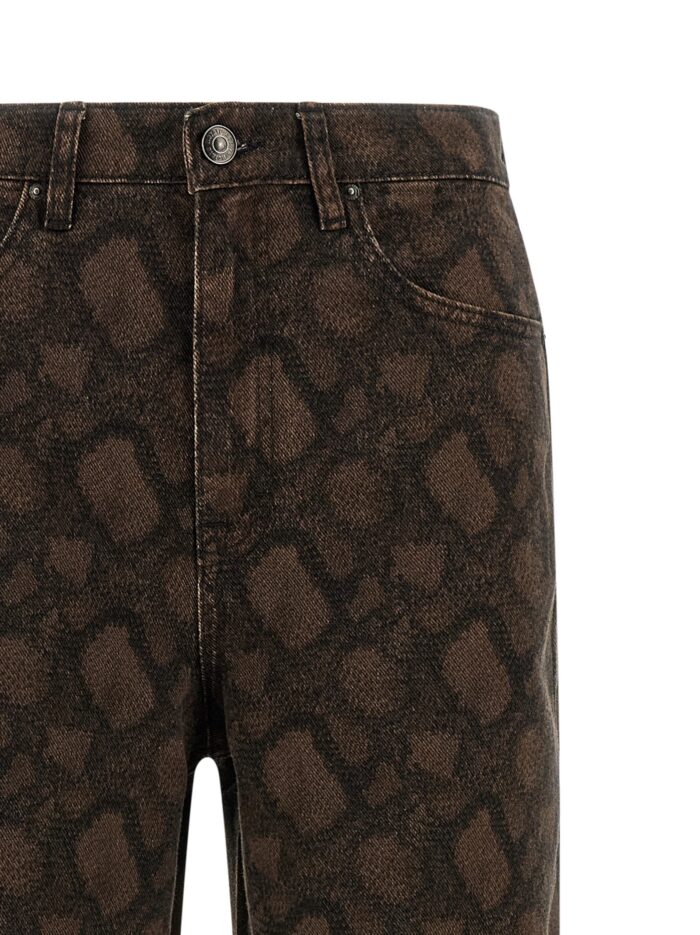 ROTATE BIRGER CHRISTENSEN Animal Print Jeans