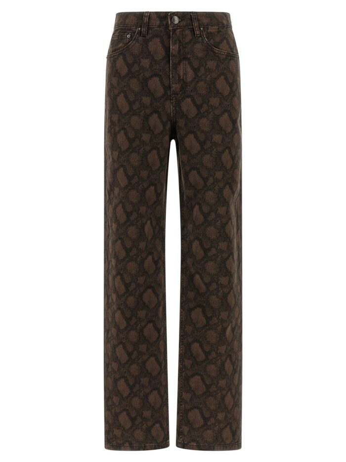rotate birger christensen animal print jeans ROTATE BIRGER CHRISTENSEN Animal Print Jeans