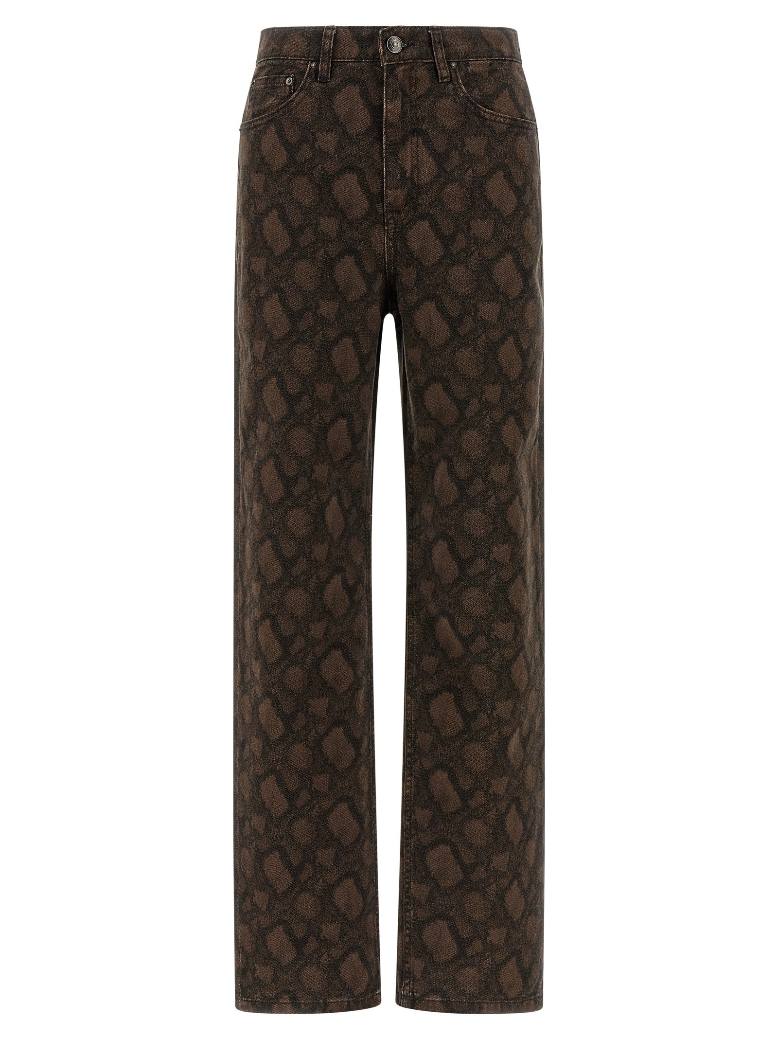 ROTATE BIRGER CHRISTENSEN Animal Print Jeans