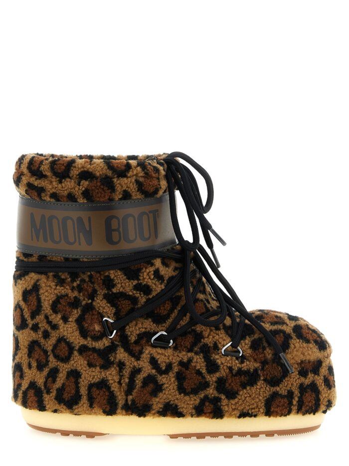 moon boot animalier 'icon low' ankle boots Moon Boot Animalier 'Icon Low' Ankle Boots