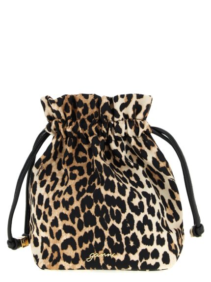 GANNI Animalier Pouch